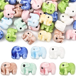 20шт фарфоровые бусины ручной работы&nbsp;PORC-YW0001-71C