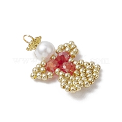 Подвески-ангелы из стеклянных бисеров&nbsp;PALLOY-MZ00652-07