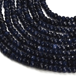 Gefärbt natürlichen weißen Jade Perlen Stränge&nbsp;GG-CBAF9EE-A14-3x4mm