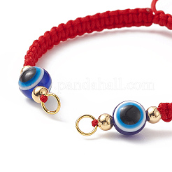 Fabricación de pulseras de hilo de nailon trenzado ajustable&nbsp;AJEW-JB01149