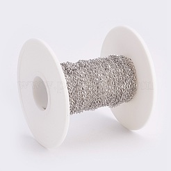 Cadenas de bordillo trenzadas de acero inoxidable 304 resistentes al deslustre&nbsp;CHS-K008-15A