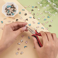 Подвеска из эмали из сплава с буквами a ~ z&nbsp;JX170A