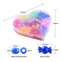 Европейский бусы акриловые&nbsp;MACR-YW0001-73