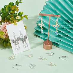 20 шт. 2 цвета латунные крючки для серег&nbsp;KK-BBC0011-23