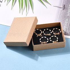 Imitar anillos de dedo con cuentas de vidrio bicono de vidrio austriaco&nbsp;RJEW-TA00003
