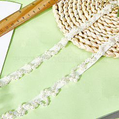 2 ярд полиэстера с пластиковыми бусинами-кисточками в виде искусственных жемчужин&nbsp;OCOR-GF0005-09B