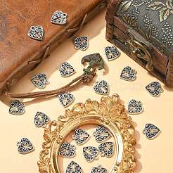 Pendentifs en alliage de style tibétain&nbsp;TIBE-PH0004-63-RS