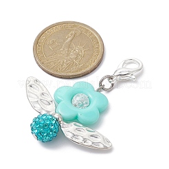Decorazione pendente fiore acrilico&nbsp;HJEW-JM01312-05
