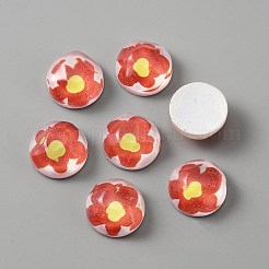 Кабошоны из полупрозрачной смолы&nbsp;AJEW-TAC0003-07A-1