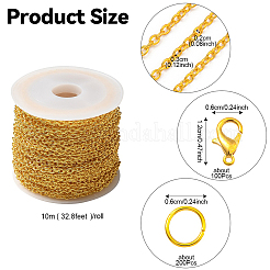 Наборы для самостоятельного изготовления цепей из железного кабеля&nbsp;DIY-YW0010-23G