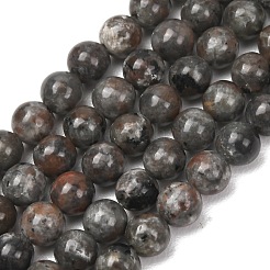 Brins de perles de syénite fluorescente naturelle (lueur sous la lumière uv)&nbsp;GG-NH0012-A01-6mm