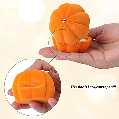 1 шт. тыквенные флокированные шкатулки для украшений&nbsp;VALE-BBC0001-01