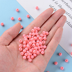 Непрозрачные акриловые бусины&nbsp;X-MACR-S370-C6mm-A04