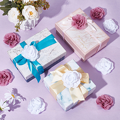 20 шт. 2-х цветные аксессуары для цветочного орнамента из полиэстера&nbsp;DIY-AR0004-39