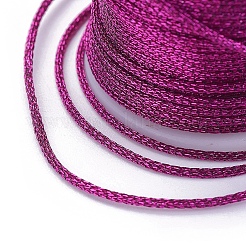 Полиэфирная металлизированная нить&nbsp;LS-OCOR-G006-02-1.0mm-18