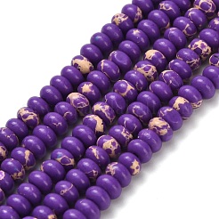 Синтетические имперские нитки из бисера яшмы&nbsp;G-Z110-B04-2x4mm-03