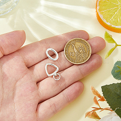 1 Stück: 925 Drehverschlüsse aus Sterlingsilber&nbsp;STER-HS0001-24C