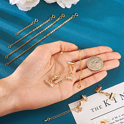 2 шт. латунные застежки-крючки и S-образные крючки&nbsp;DIY-TA0004-25