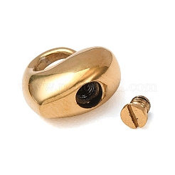 Urna conmemorativa de acero inoxidable quirúrgico 316L con apertura para cenizas.&nbsp;BOTT-PW0002-012A-G