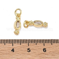 Pendentifs en laiton zircon cubique transparent&nbsp;KK-B170-25G