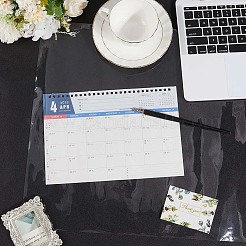 Sets de table transparents en pvc&nbsp;AJEW-WH20072-18A