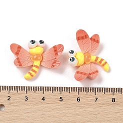 Cabochons décodés en résine opaque thème insecte&nbsp;RESI-M044-02D