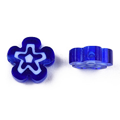 Millefiori a mano fili di perline di vetro&nbsp;LAMP-N029-017B-02