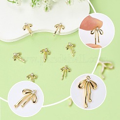 10 Stück Messing-Strass-Anhänger&nbsp;KK-SZ0002-71