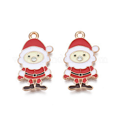 Pendentifs en émail d'alliage de style de noël&nbsp;ENAM-Q442-50