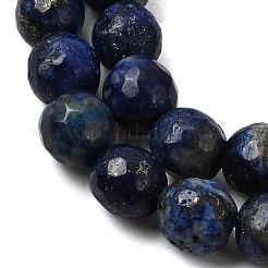 Colliers de perles de lapis-lazuli teintées naturellement&nbsp;LS-G-G059-6mm