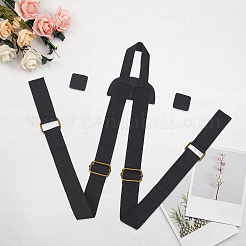 1 Set verstellbare Taschenriemen aus Nylon und PU-Leder&nbsp;DIY-CL0001-88A