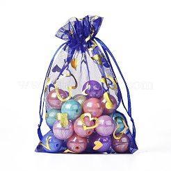 Мешочки для украшений из органзы на шнурках&nbsp;OP-I001-B07