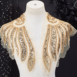 2 шт. 2 стиля полиэстеровой вышивки пришивные аппликации&nbsp;DIY-CY0001-02A-02