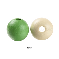 160шт 4 цвета деревенский дом и деревенский стиль окрашенные бусины из натурального дерева&nbsp;WOOD-LS0001-01I