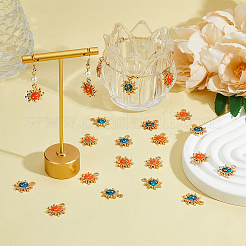 28шт 2 цвета сплава эмалевые подвески&nbsp;ENAM-HY0001-29