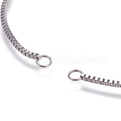 Fabrication de bracelet coulissant en acier inoxydable résistant au ternissement&nbsp;X-AJEW-JB00478-01