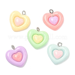 Подвески из непрозрачной смолы&nbsp;RESI-K203-17