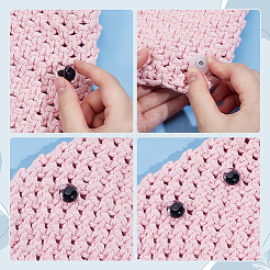 72 шт. пластиковые глаза для поделок&nbsp;DIY-PH0034-44A