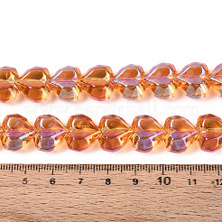 Гальванизируйте прозрачное стекло бисер нитей&nbsp;EGLA-B012-AB14