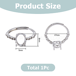 925 accessorio per anello regolabile in argento sterling&nbsp;STER-WH0009-40A