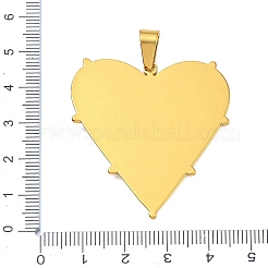 Pendentifs en acier inoxydable 304&nbsp;X-STAS-L278-039G-01