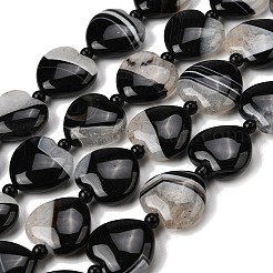 Природный агат бисер нитей&nbsp;G-F820-Q01-01D