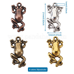 Pendentifs en alliage de style tibétain&nbsp;TIBE-TA0001-23-LF
