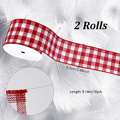 Полиэстеровая тартановая проволочная лента&nbsp;OCOR-WH0077-087B