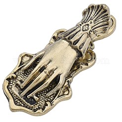 1 handförmiger Lesezeichenclip aus Legierung&nbsp;AJEW-CP0010-81