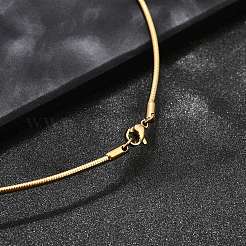 Ожерелья-чокеры в стиле casual из нержавеющей стали 304 в виде змеиной цепи&nbsp;STAS-O037-05G