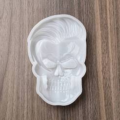 Stampi in silicone per statue decorative con teschio felice&nbsp;DIY-L071-08A