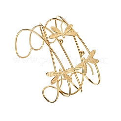 Браслеты-манжеты из нержавеющей стали 304&nbsp;BJEW-M082-02G