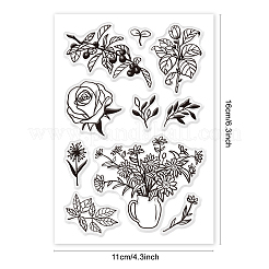 PVC-Plastikstempel&nbsp;DIY-WH0167-56-23