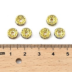 Messing Strass Zwischen perlen&nbsp;RB-A014-Z8mm-G